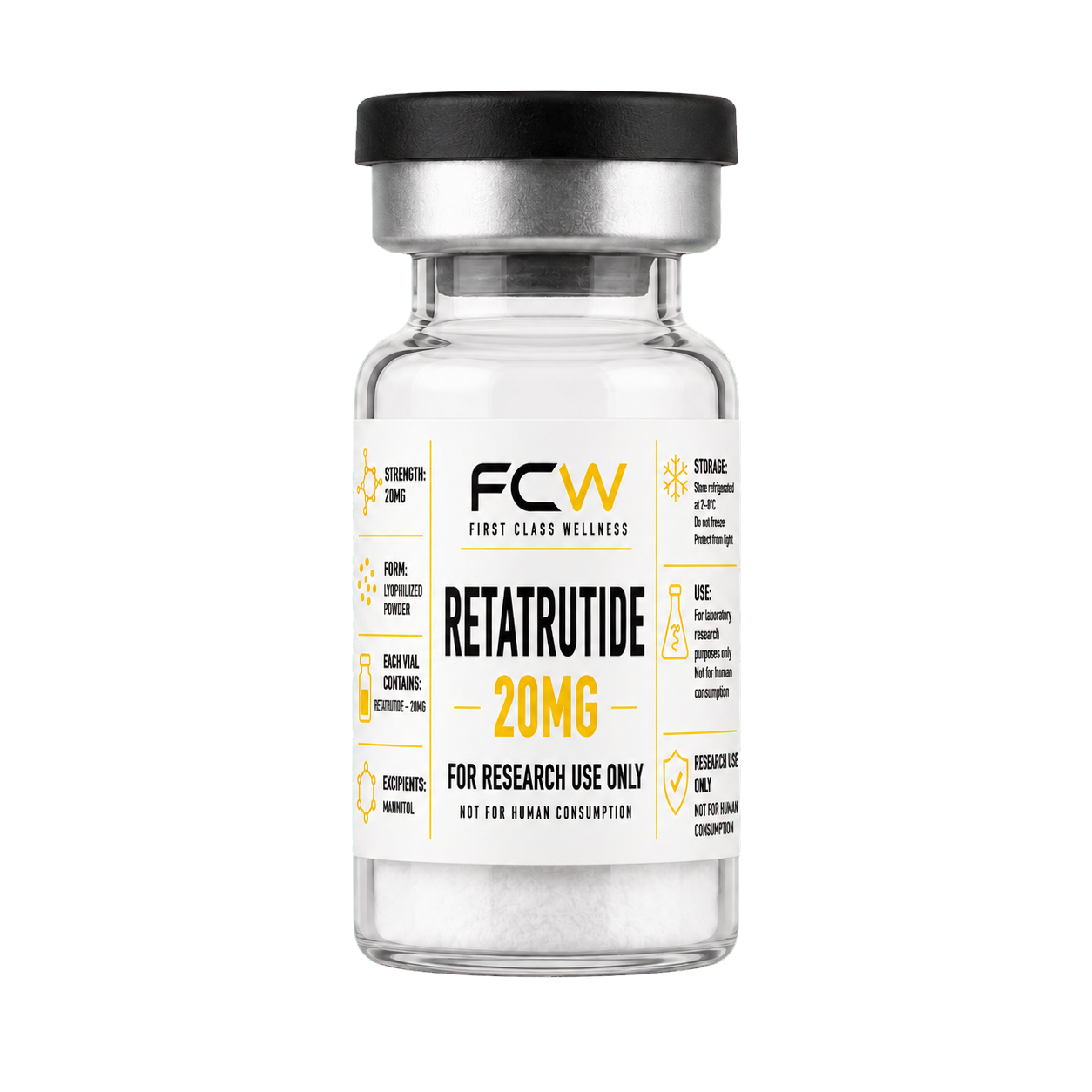 RETATRUTIDE 20 MG FCW research vial